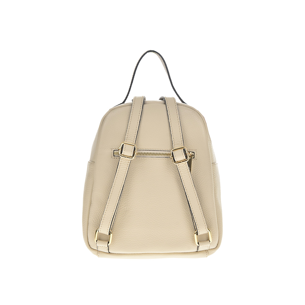 Rucsac dama din piele naturala Antonia Moretti AM0796, Bej, #3, Bagsy