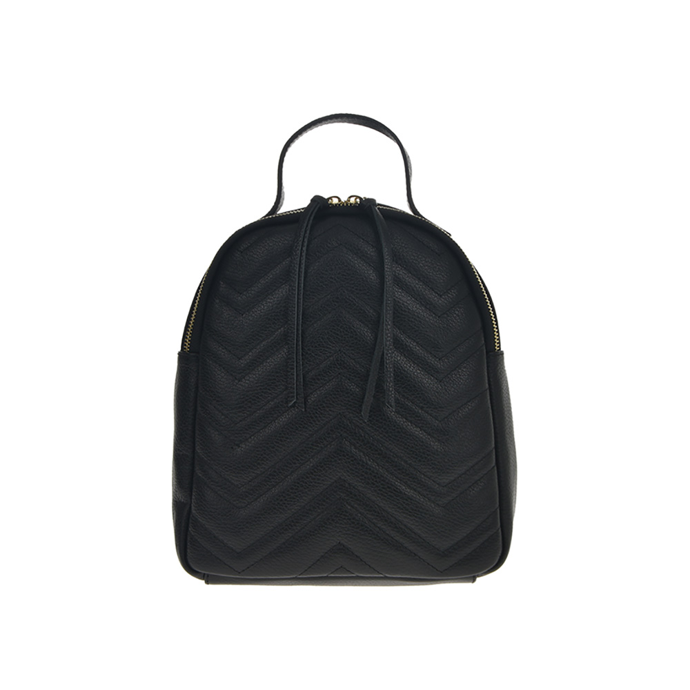 Rucsac dama din piele naturala Antonia Moretti AM0796, Negru, #1, Bagsy