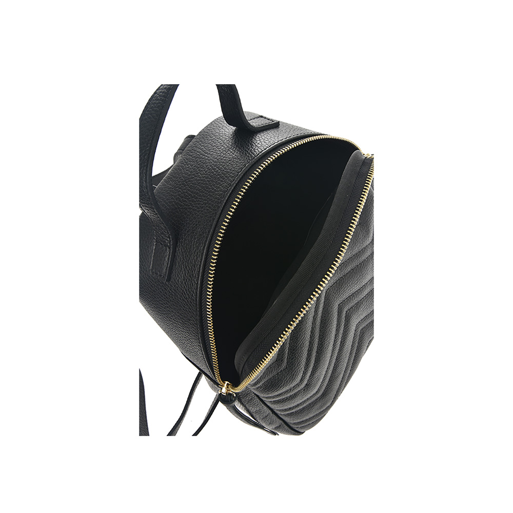 Rucsac dama din piele naturala Antonia Moretti AM0796, Negru, #5, Bagsy