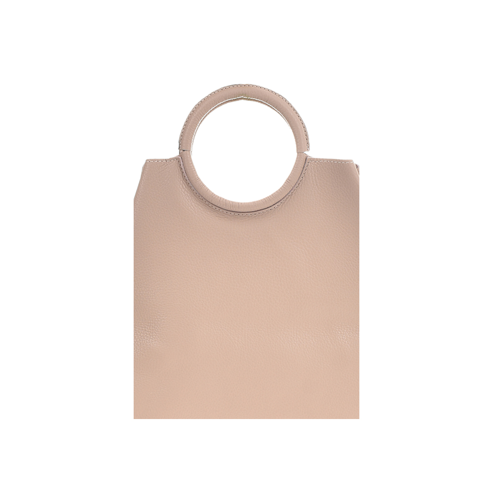 Geanta dama din piele naturala Antonia Moretti AM0805, Roz prafuit, #6, Bagsy