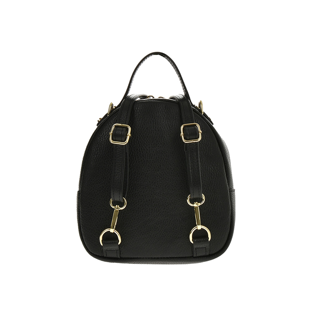 Rucsac dama din piele naturala Antonia Moretti AM0824, Negru, #3, Bagsy