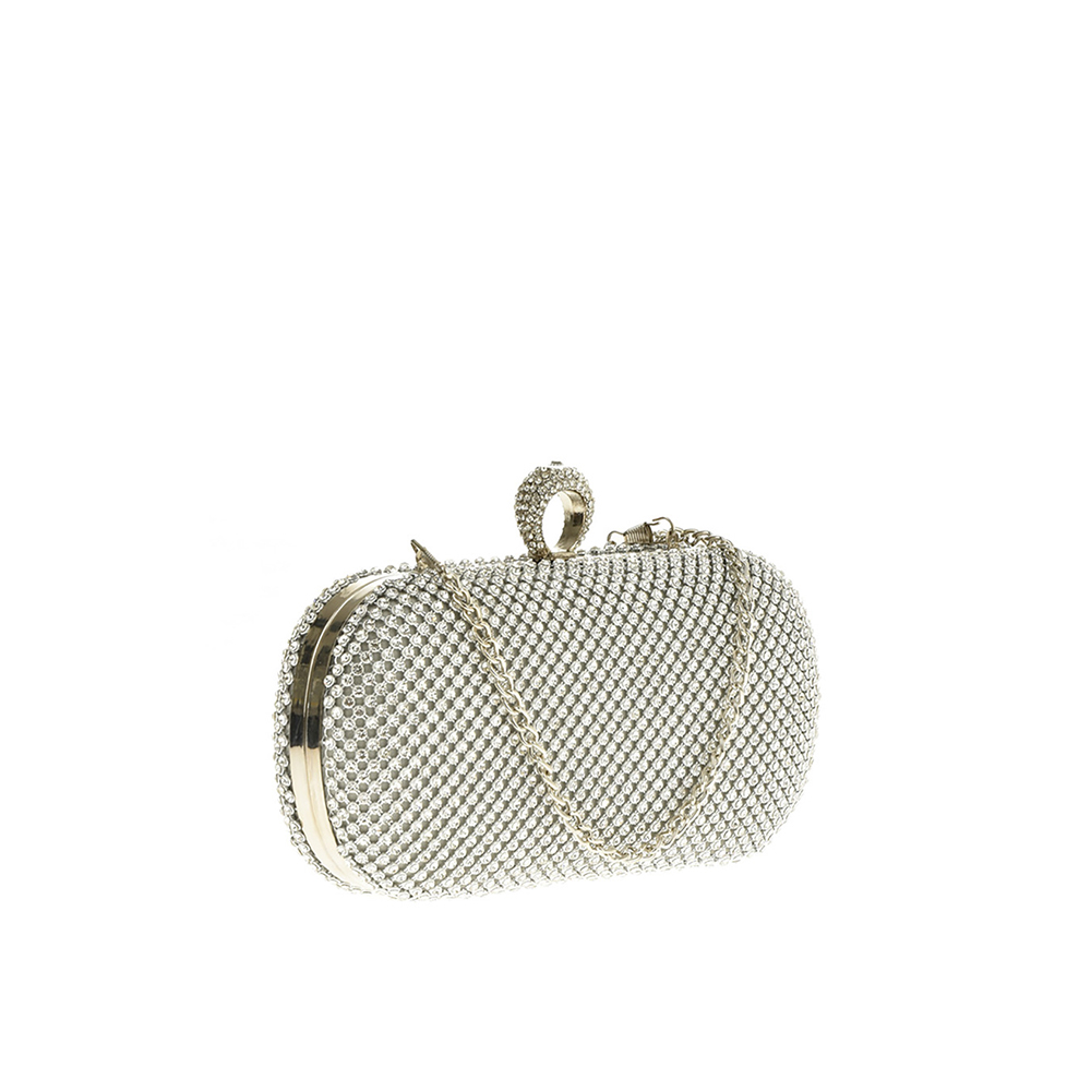 Geanta de ocazie Antonia Moretti AM0864, Argintiu, #2, Bagsy