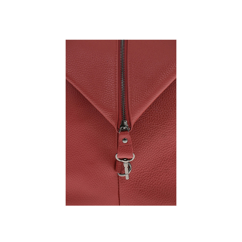 Rucsac dama din piele naturala Antonia Moretti AM0870, Rosu, #4, Bagsy