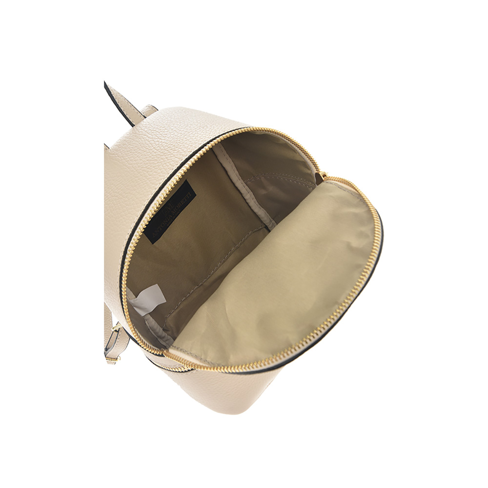 Rucsac dama din piele naturala Antonia Moretti AM0874, Bej, #5, Bagsy