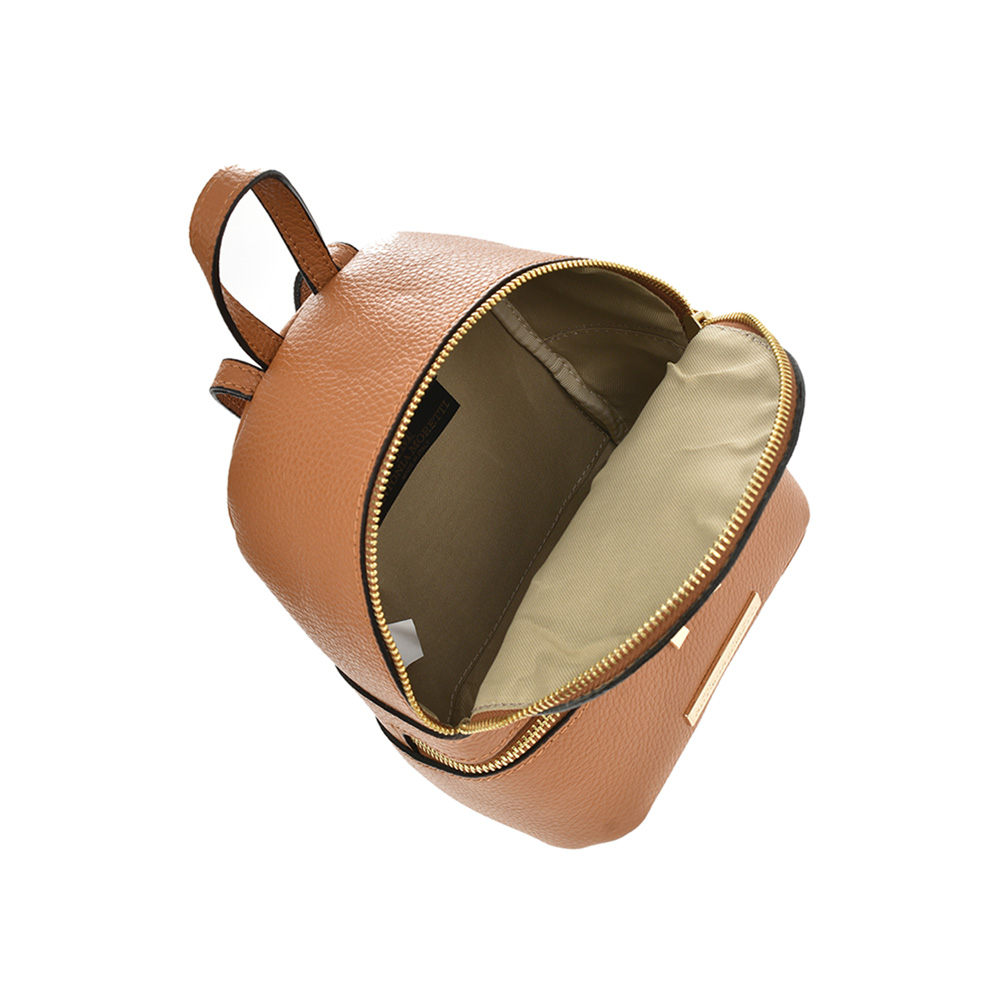 Rucsac dama din piele naturala Antonia Moretti AM0874,  Cognac, #5, Bagsy