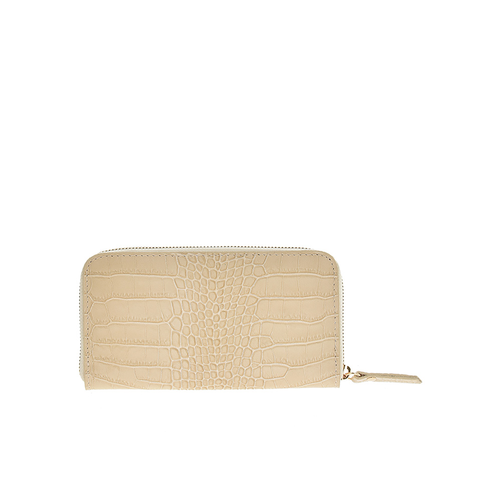 Portofel dama din piele naturala Antonia Moretti AM0877, Bej, #3, Bagsy