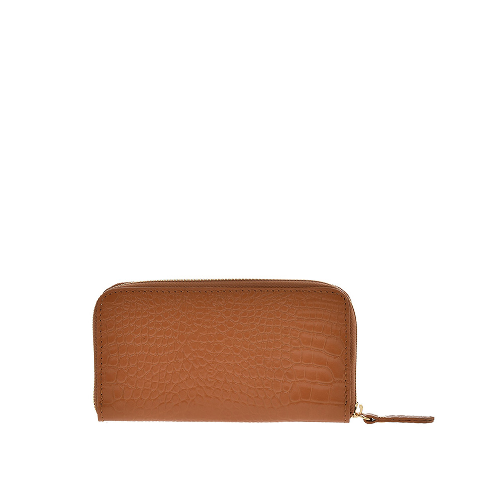 Portofel dama din piele naturala Antonia Moretti AM0877, Cognac, #3, Bagsy