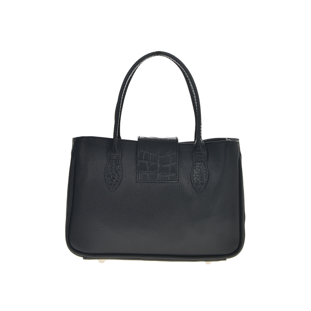 Geanta de mana din piele naturala Antonia Moretti AM0881, Negru, #3, Bagsy