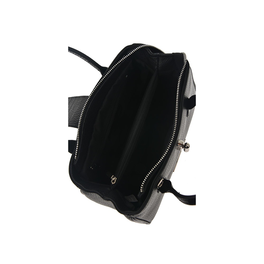 Geanta de mana din piele naturala Antonia Moretti AM0881, Negru, #5, Bagsy