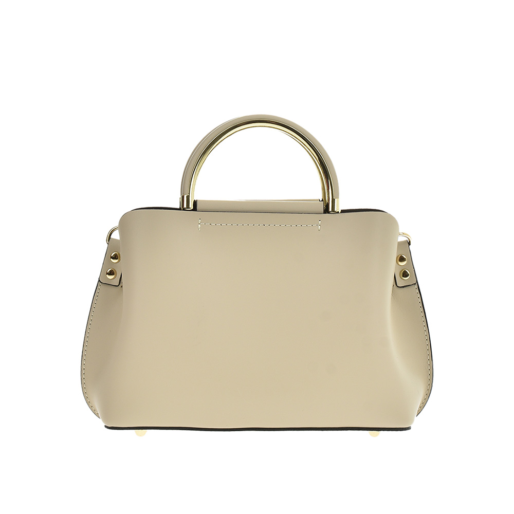 Geanta dama din piele naturala Antonia Moretti AM0882, Bej, #3, Bagsy