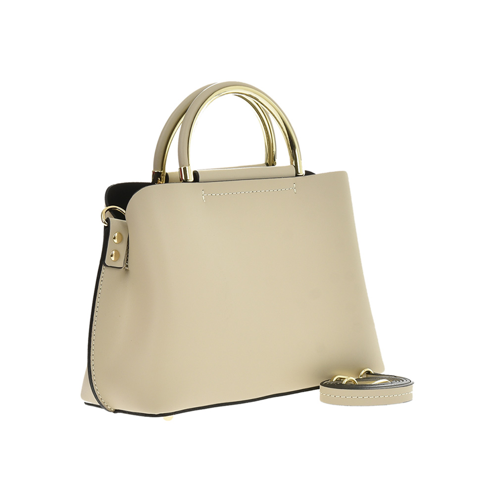 Geanta dama din piele naturala Antonia Moretti AM0882, Bej, #2, Bagsy