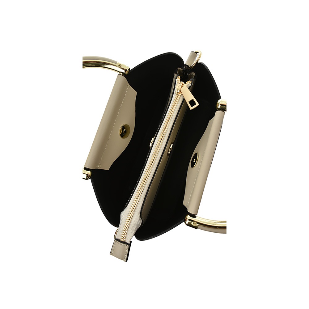 Geanta dama din piele naturala Antonia Moretti AM0882, Bej, #5, Bagsy