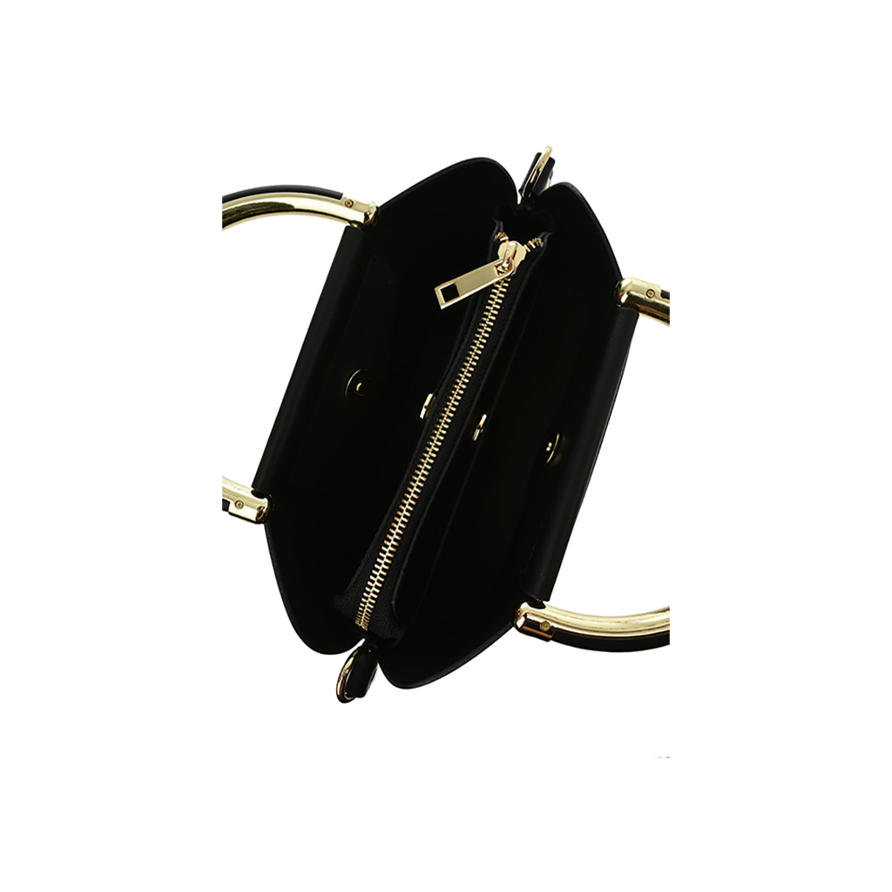 Geanta dama din piele naturala Antonia Moretti AM0882, Negru, #5, Bagsy