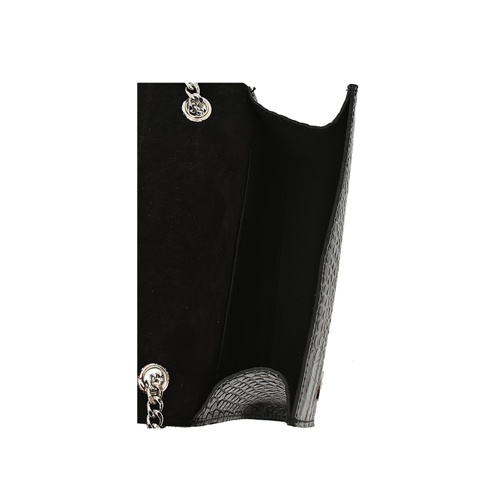 Geanta de umar din piele naturala Antonia Moretti AM0883, Negru, #5, Bagsy