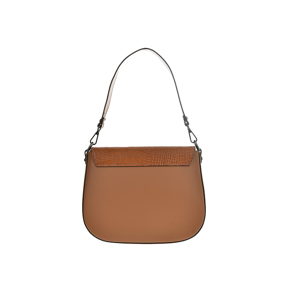 Geanta dama din piele naturala Antonia Moretti AM0884, Cognac, #3, Bagsy