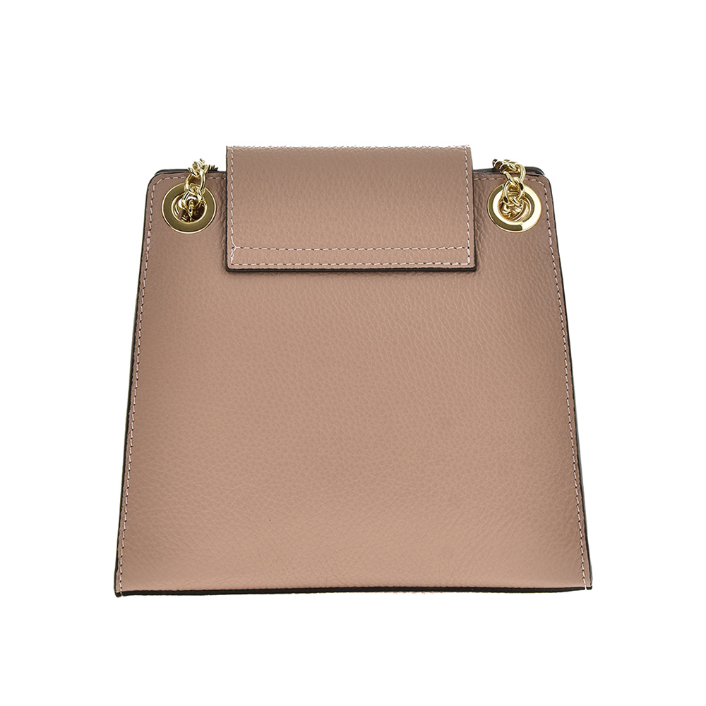 Geanta dama din piele naturala Antonia Moretti AM0885, Roz prafuit, #3, Bagsy