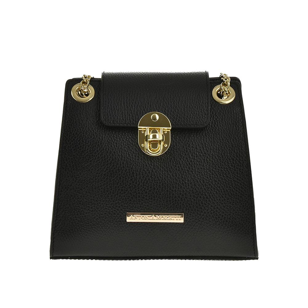 Geanta dama din piele naturala Antonia Moretti AM0885, Negru, #1, Bagsy