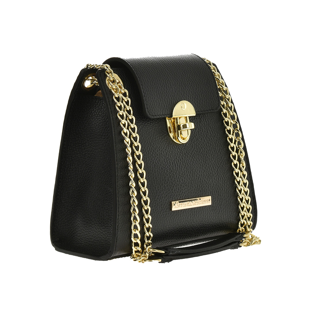 Geanta dama din piele naturala Antonia Moretti AM0885, Negru, #2, Bagsy