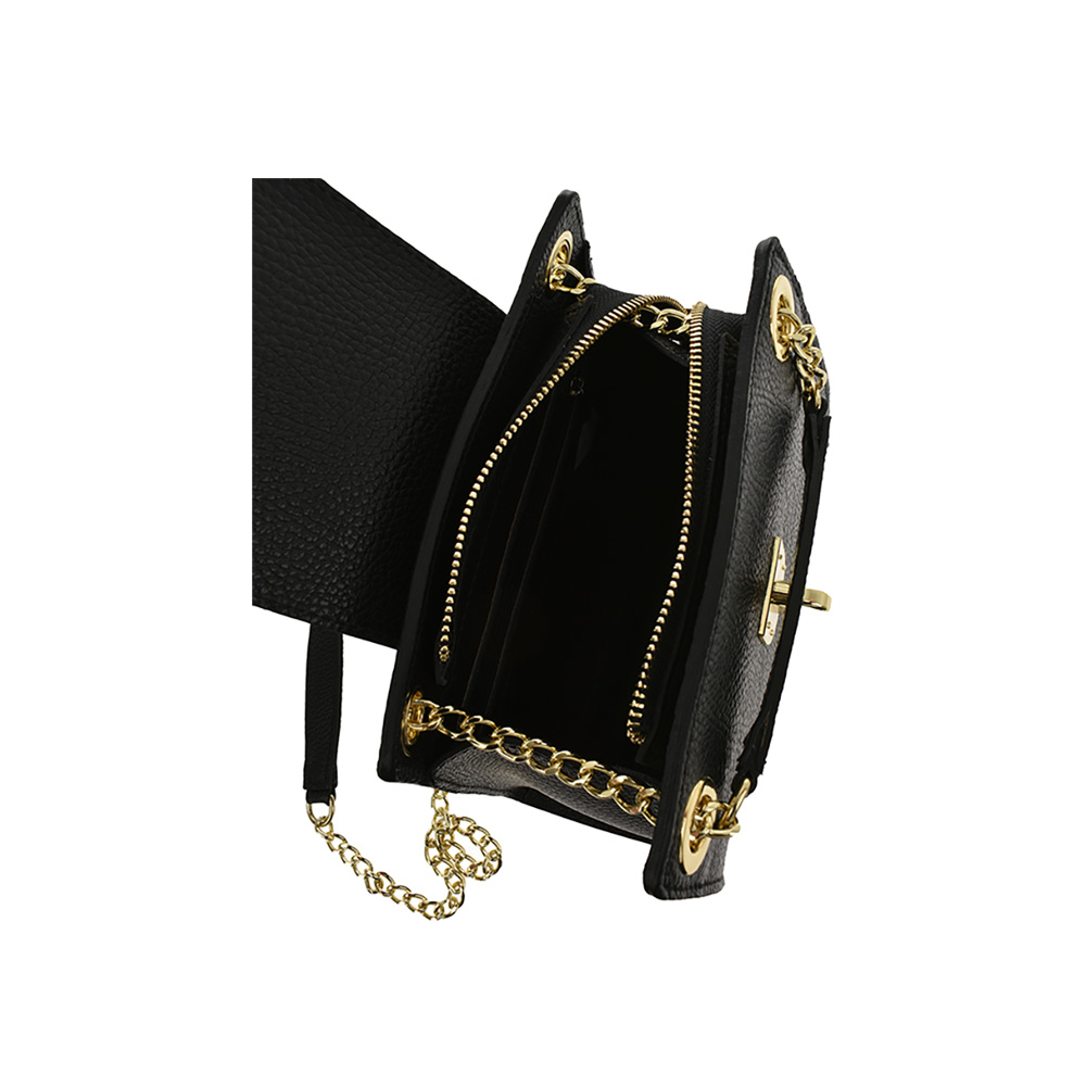 Geanta dama din piele naturala Antonia Moretti AM0885, Negru, #5, Bagsy