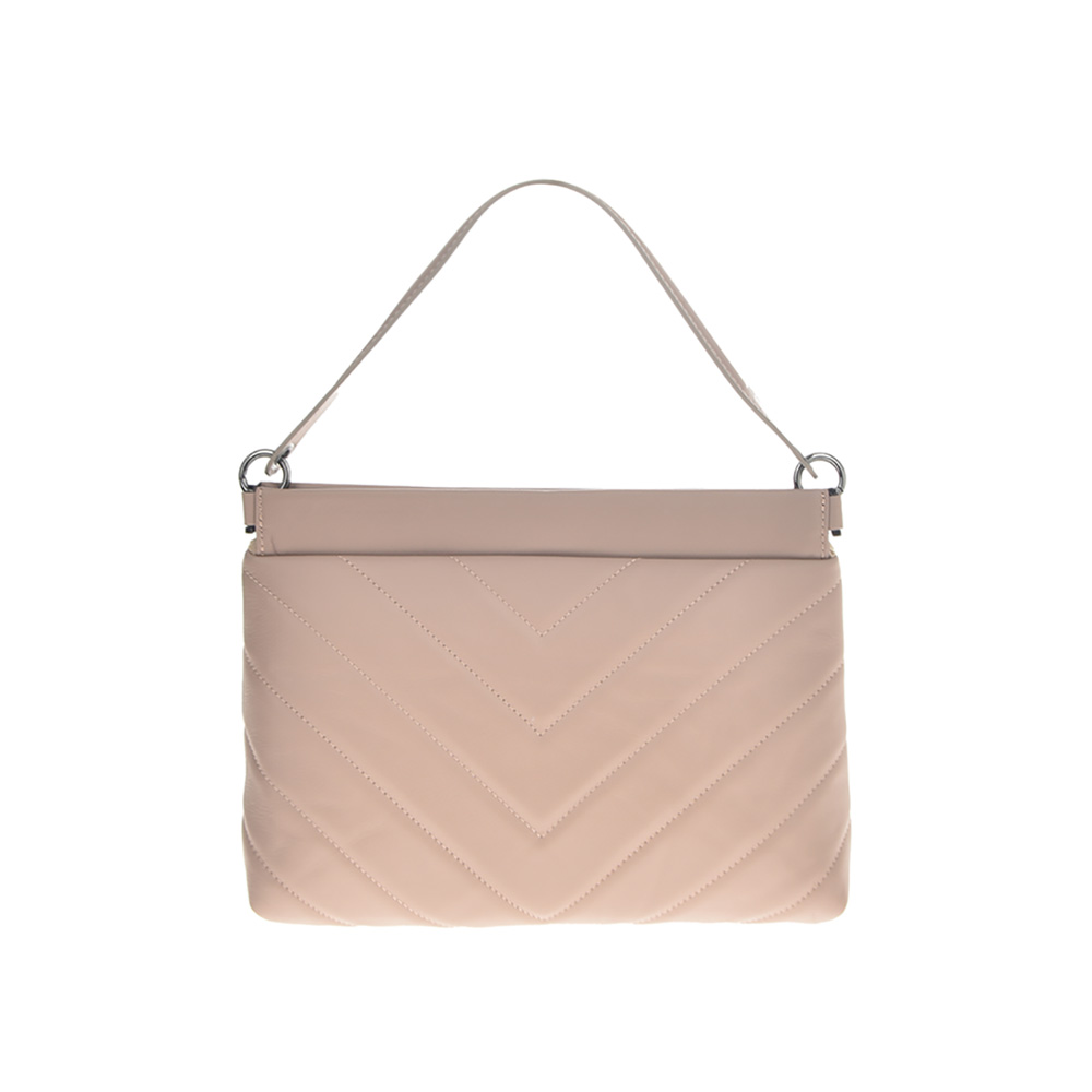 Geanta de umar din piele naturala Antonia Moretti AM0886, Roz prafuit, #3, Bagsy
