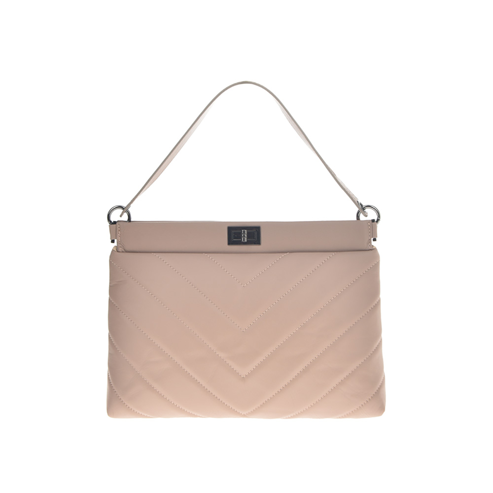 Geanta de umar din piele naturala Antonia Moretti AM0886, Roz prafuit, #1, Bagsy