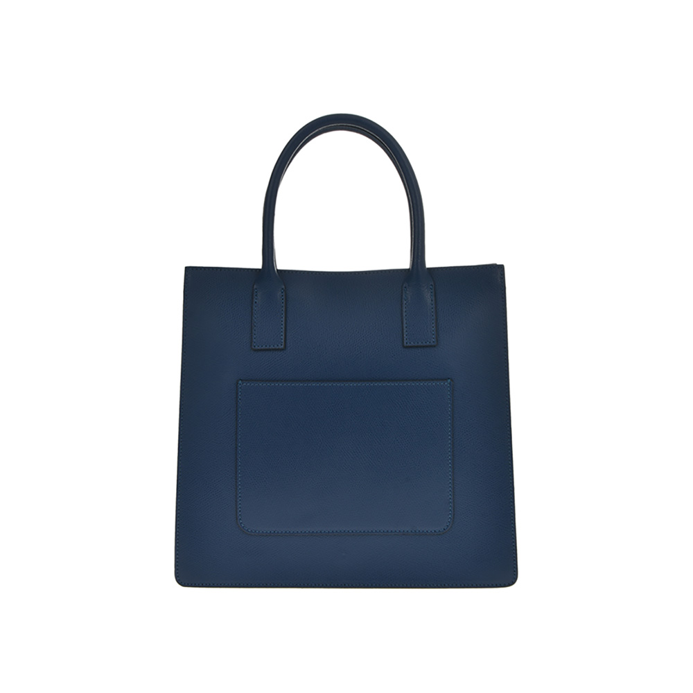 Geanta dama din piele naturala Antonia Moretti AM0896, Albastru, #3, Bagsy