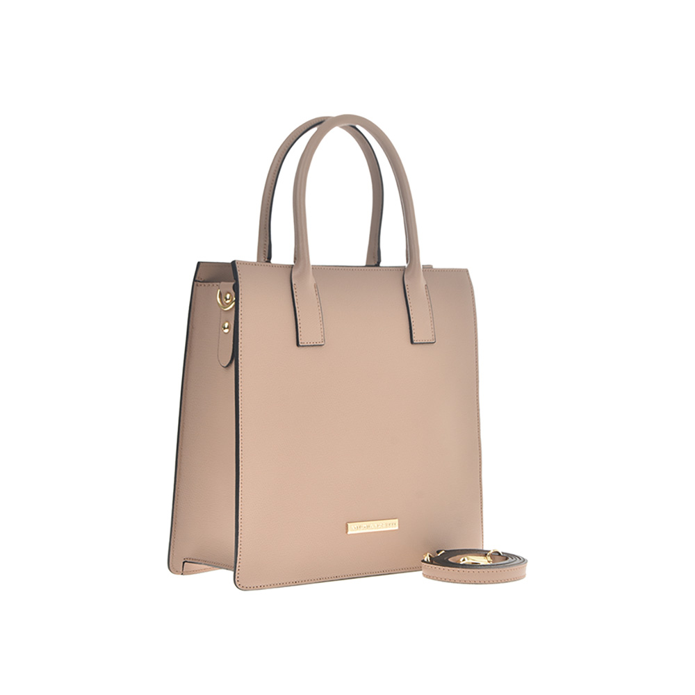 Geanta dama din piele naturala Antonia Moretti AM0896, Roz prafuit, #2, Bagsy