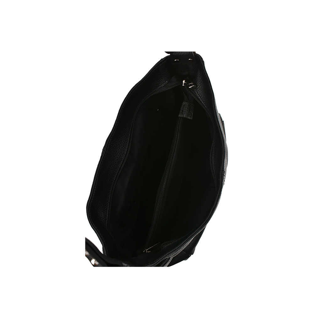 Geanta hobo din piele naturala Antonia Moretti AM0900, Nero, #5, Bagsy