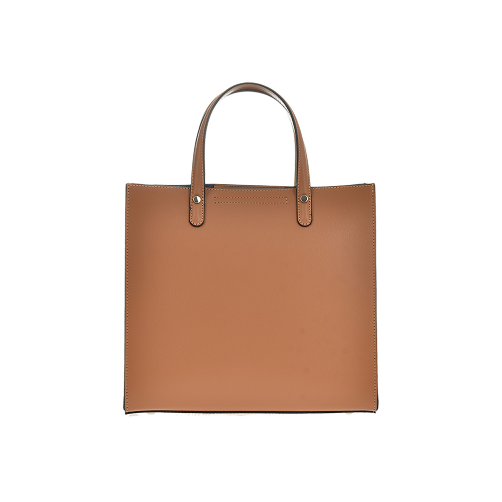 Geanta de mana din piele naturala Antonia Moretti AM0910, Cognac, #3, Bagsy