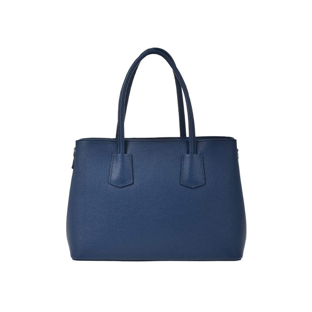 Geanta dama din piele naturala Antonia Moretti AM0918, Albastru, #3, Bagsy