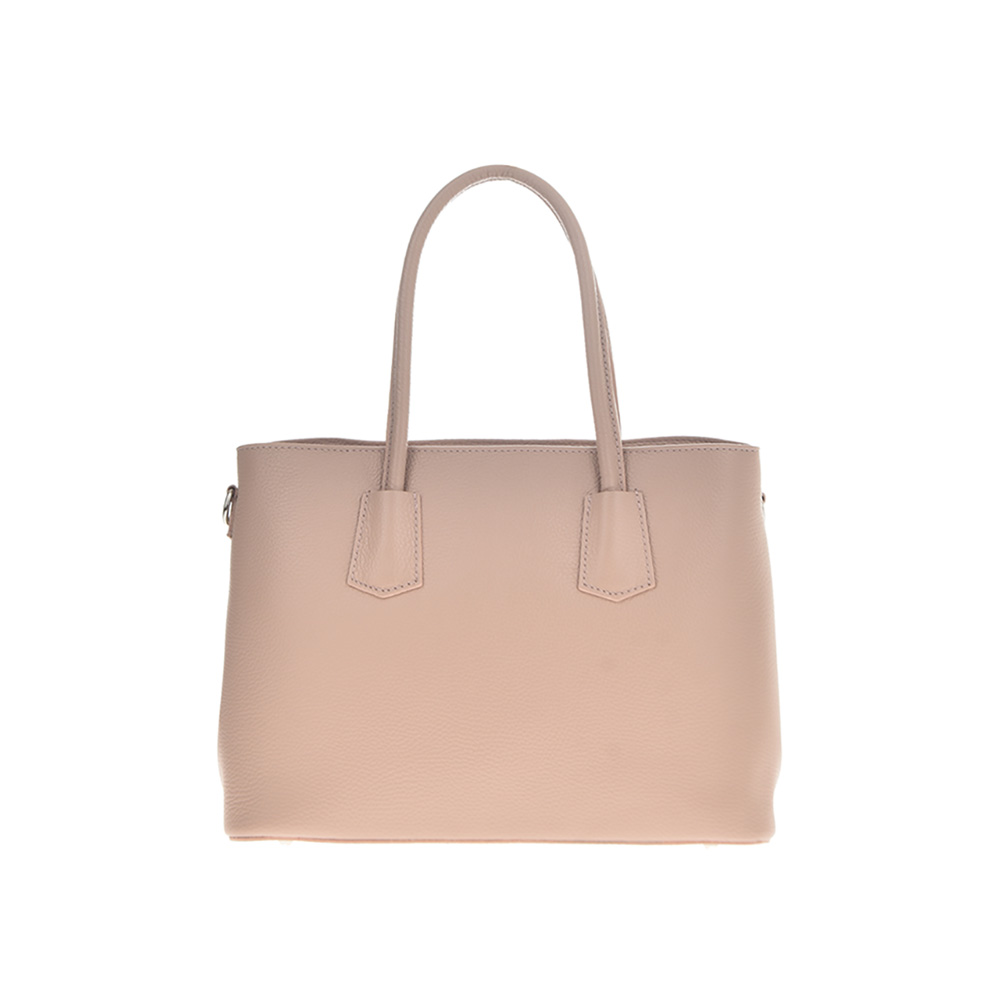 Geanta dama din piele naturala Antonia Moretti AM0918, Roz prafuit, #3, Bagsy