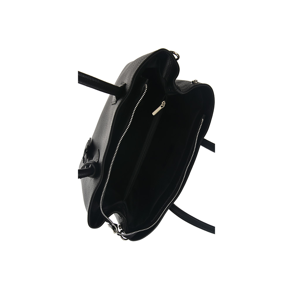 Geanta dama din piele naturala Antonia Moretti AM0918, Negru, #5, Bagsy