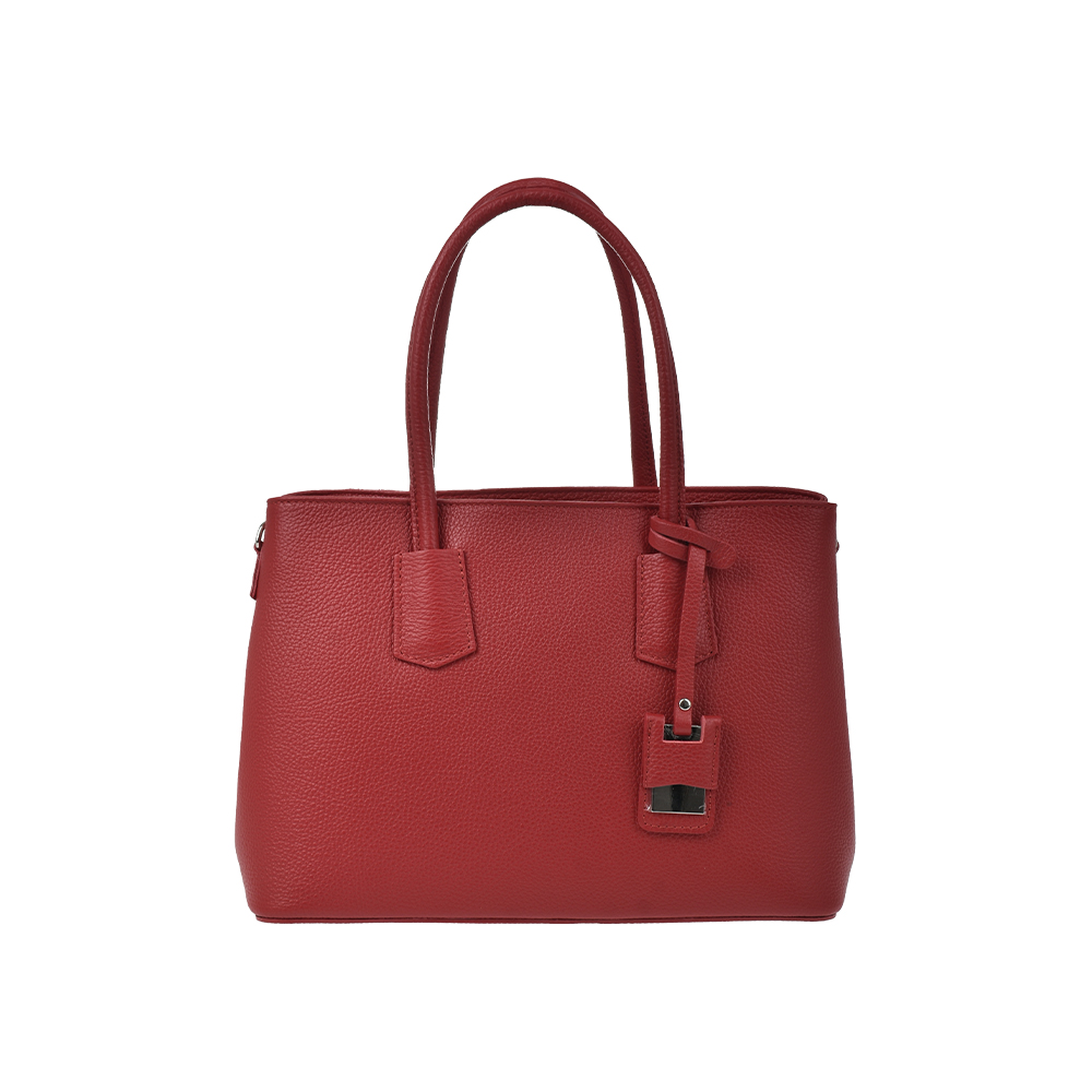 Geanta dama din piele naturala Antonia Moretti AM0918, Rosu, #1, Bagsy