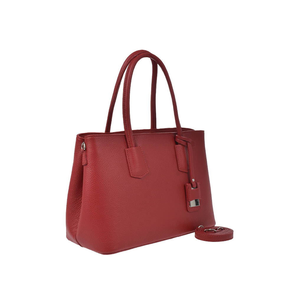 Geanta dama din piele naturala Antonia Moretti AM0918, Rosu, #2, Bagsy