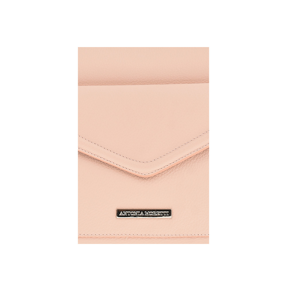 Rucsac dama din piele naturala Antonia Moretti AM0943, Roz, #4, Bagsy