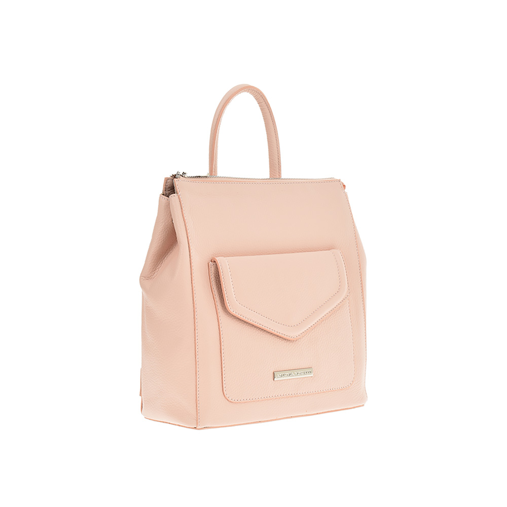 Rucsac dama din piele naturala Antonia Moretti AM0943, Roz, #2, Bagsy