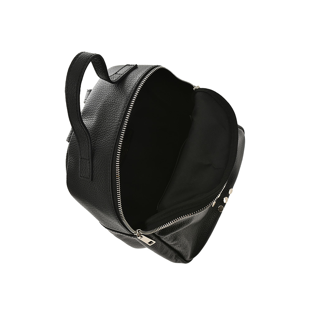 Rucsac dama din piele naturala Antonia Moretti AM0944, Nero, #5, Bagsy