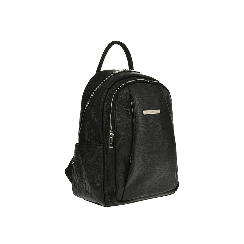 Rucsac dama din piele naturala Antonia Moretti AM0945, Negru, #2, Bagsy