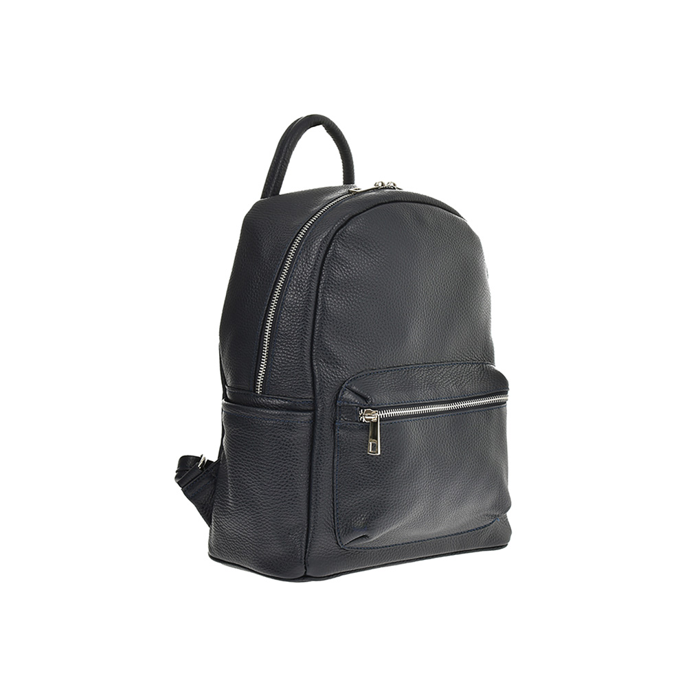 Rucsac dama din piele naturala Antonia Moretti AM0954, Albastru, #2, Bagsy