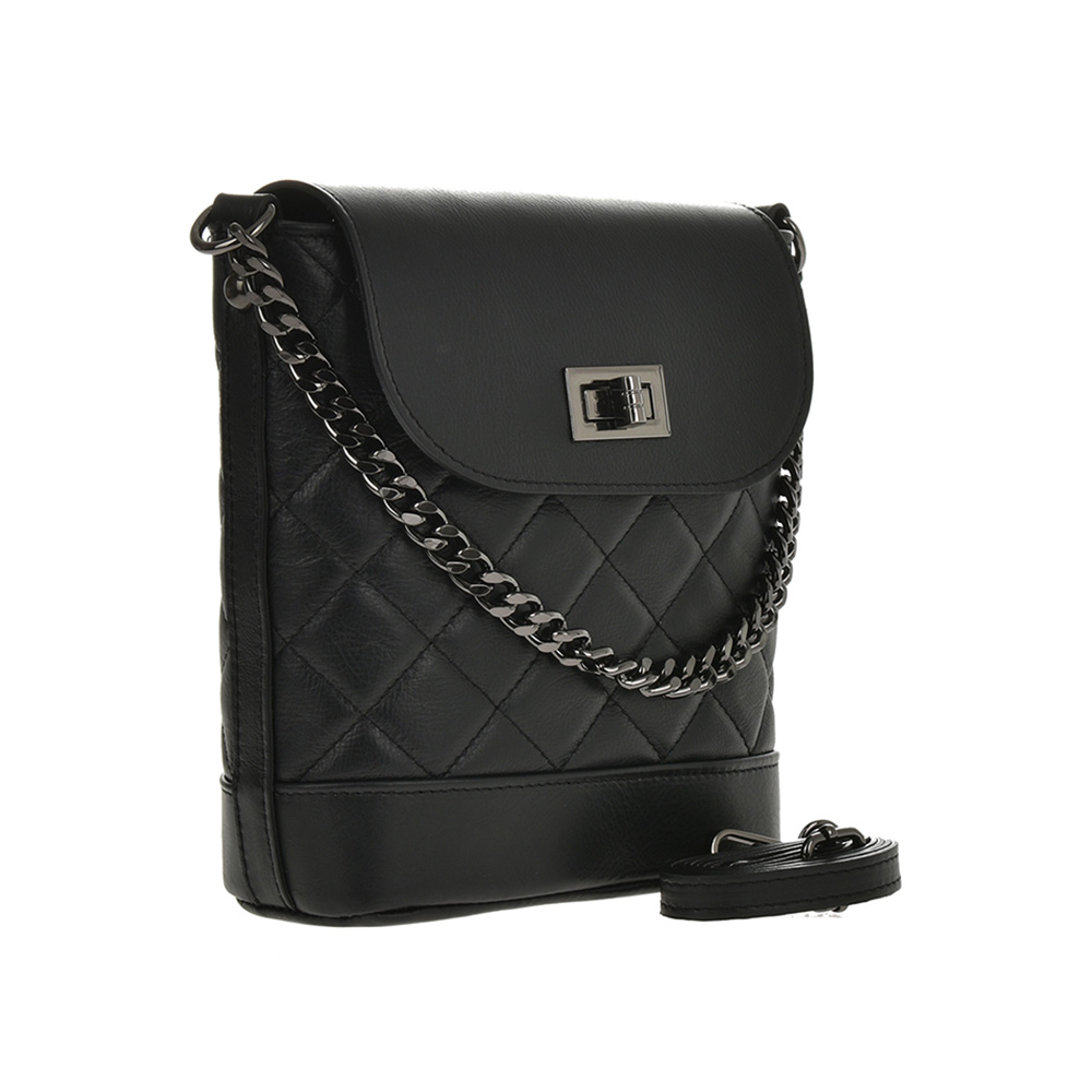 Geanta dama din piele naturala Antonia Moretti AM0964, Negru, #2, Bagsy