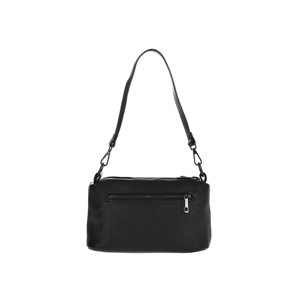 Geanta de mana din piele naturala Antonia Moretti AM0965, Negru, #3, Bagsy