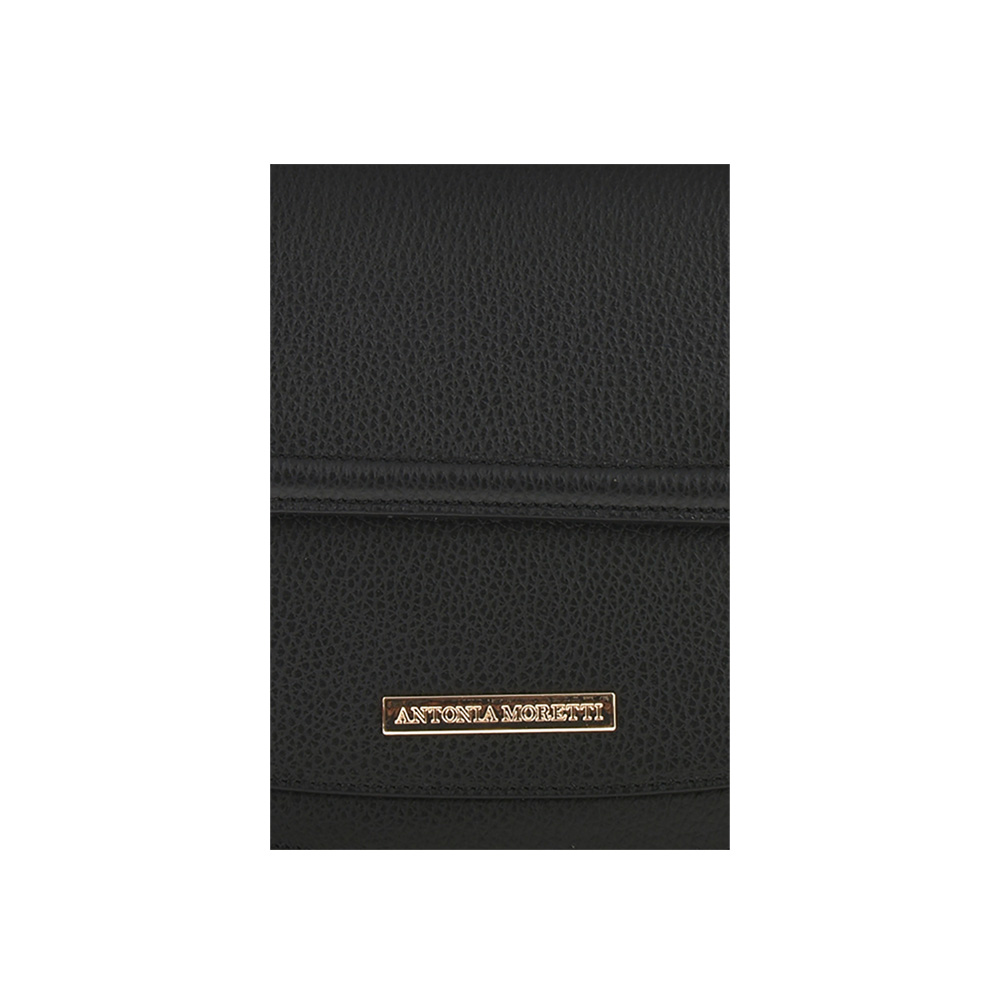 Geanta de mana din piele naturala Antonia Moretti AM0966, Negru, #4, Bagsy