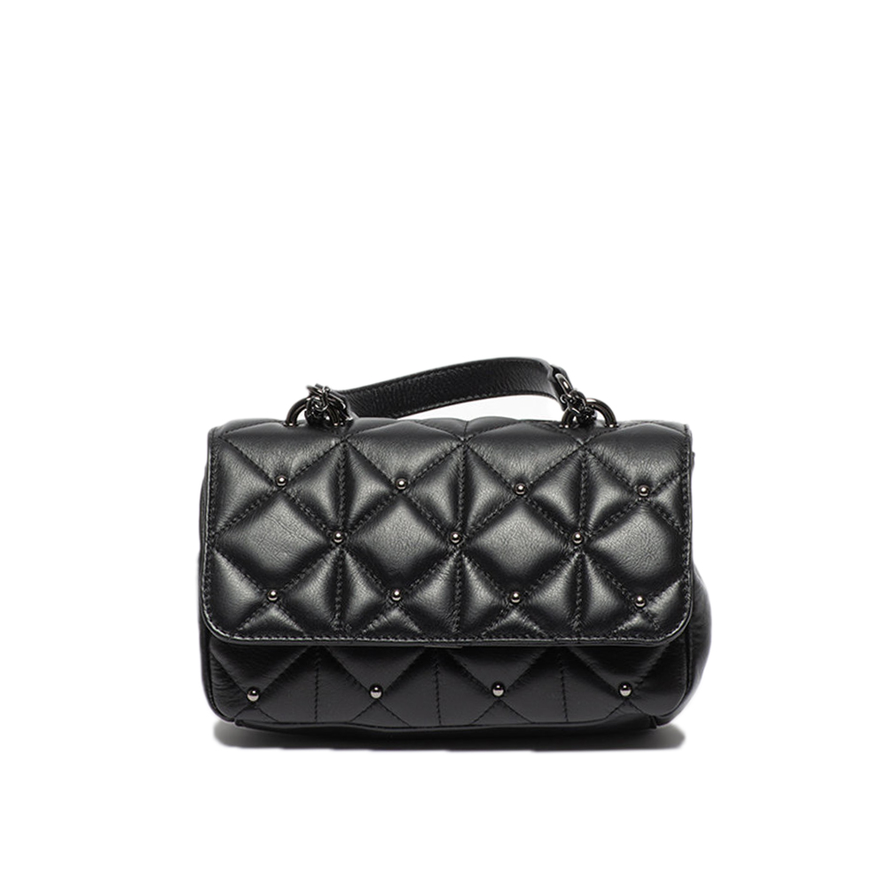 Geanta de mana din piele natural Antonia Moretti AM0989, Negru, #1, Bagsy