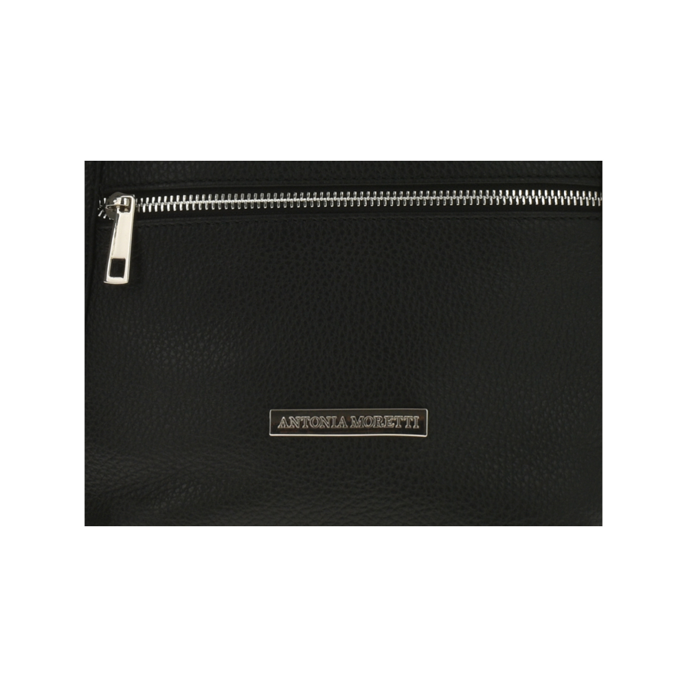 Rucsac dama din piele naturala Antonia Moretti AM1005, Negru, #5, Bagsy