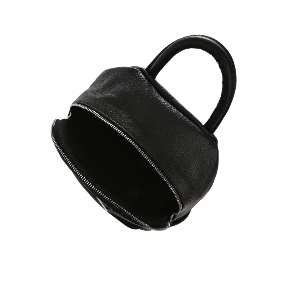 Rucsac dama din piele naturala Antonia Moretti AM1005, Negru, #4, Bagsy