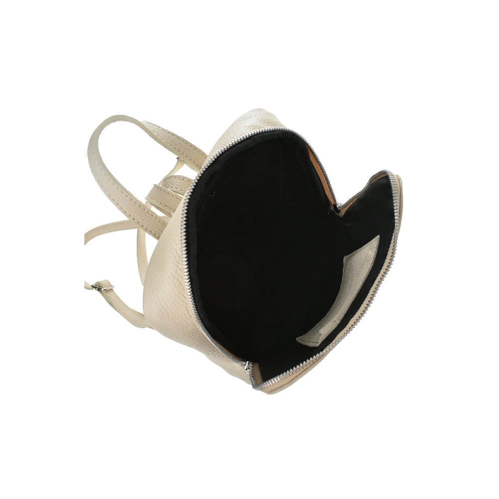 Rucsac dama din piele naturala Antonia Moretti AM1014, Bej, #4, Bagsy