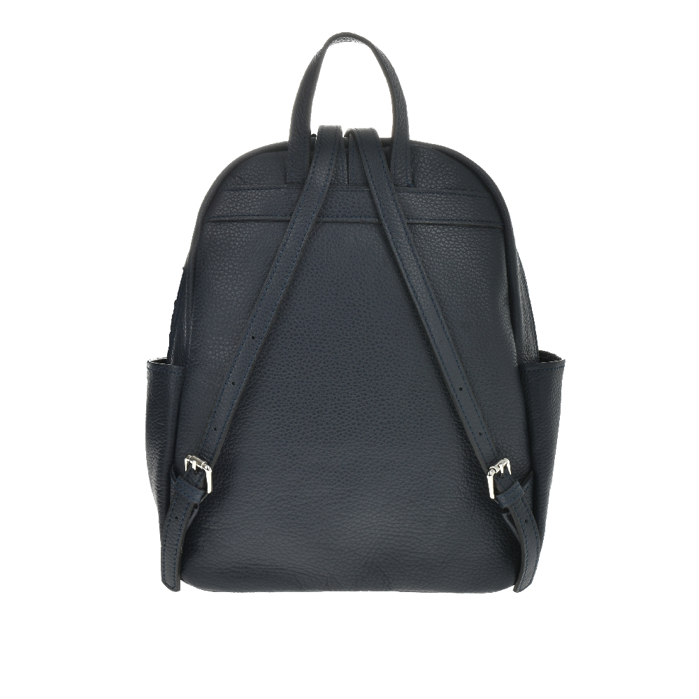 Rucsac dama din piele naturala Antonia Moretti AM1017, Albastru, #3, Bagsy