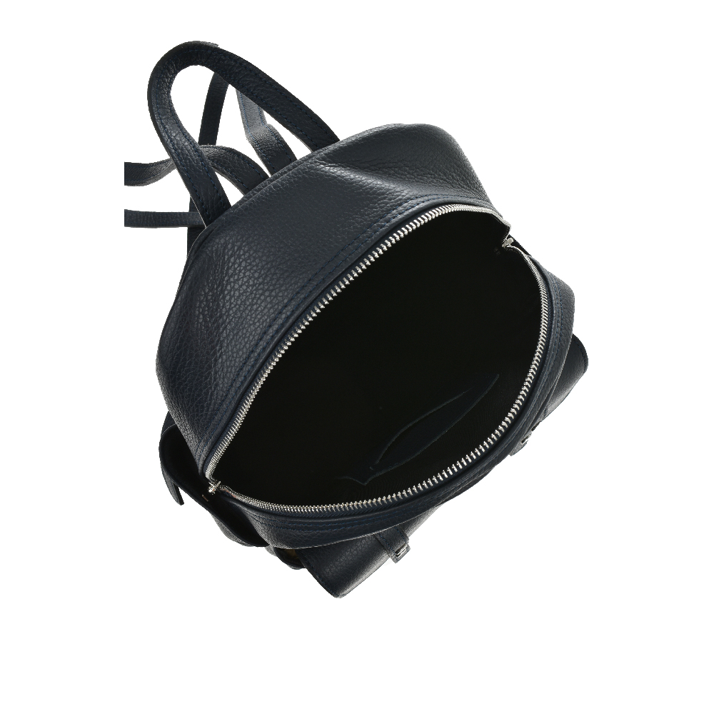 Rucsac dama din piele naturala Antonia Moretti AM1017, Albastru, #4, Bagsy