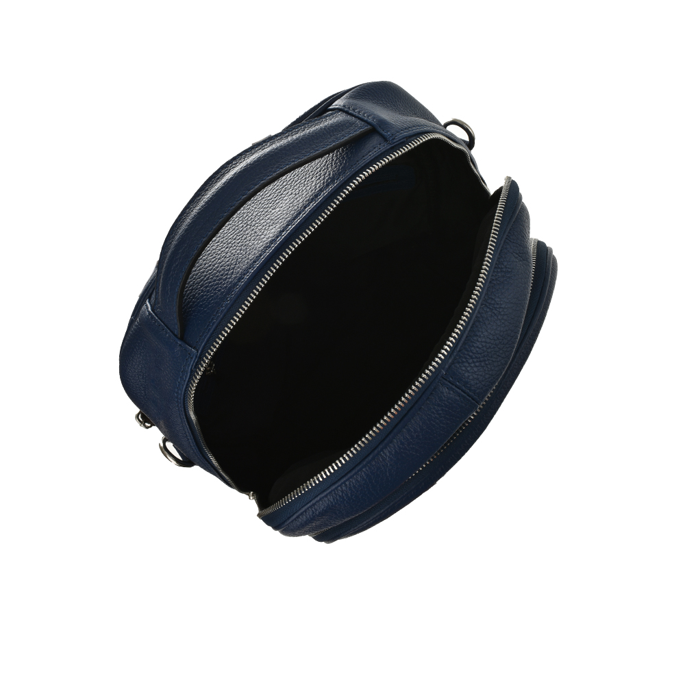 Rucsac dama din piele naturala Antonia Moretti AM1019, Albastru, #4, Bagsy