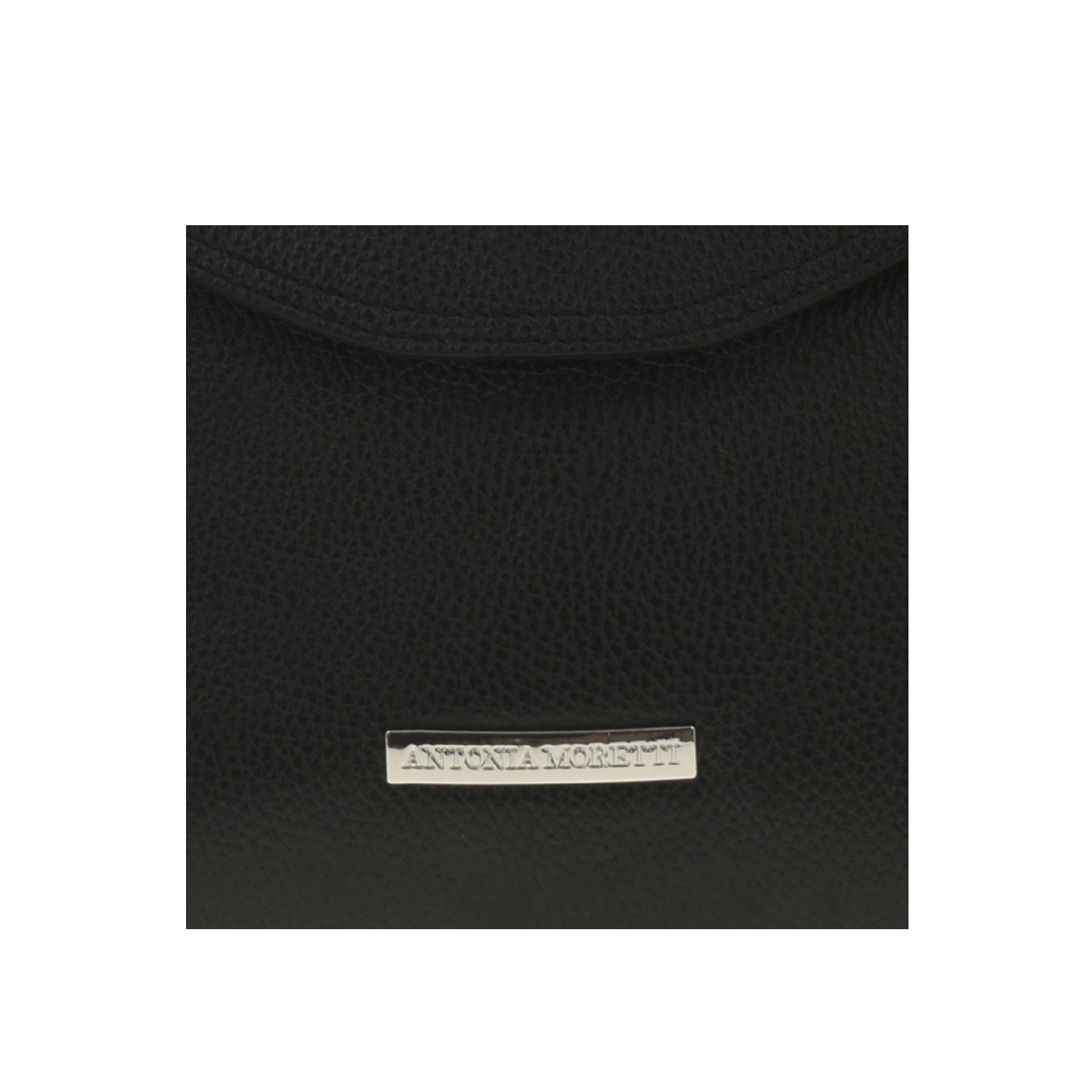 Rucsac dama din piele naturala Antonia Moretti AM1024, Negru, Nr. 5, Bagsy